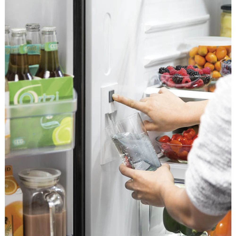 GE 36" 21.9 Cu. Ft. French Door Refrigerator (GWE22JYMFS) - Stainless Steel