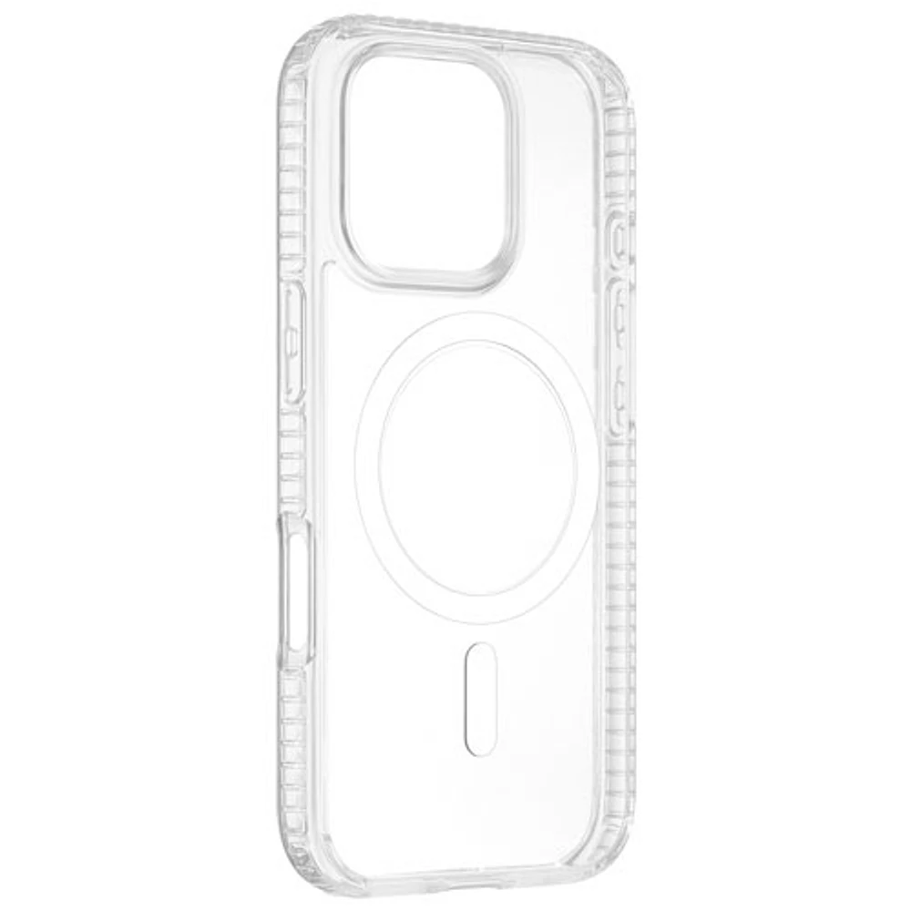 Insignia Fitted Hard Shell Case for iPhone 16 Pro - Clear - Only at Best Buy