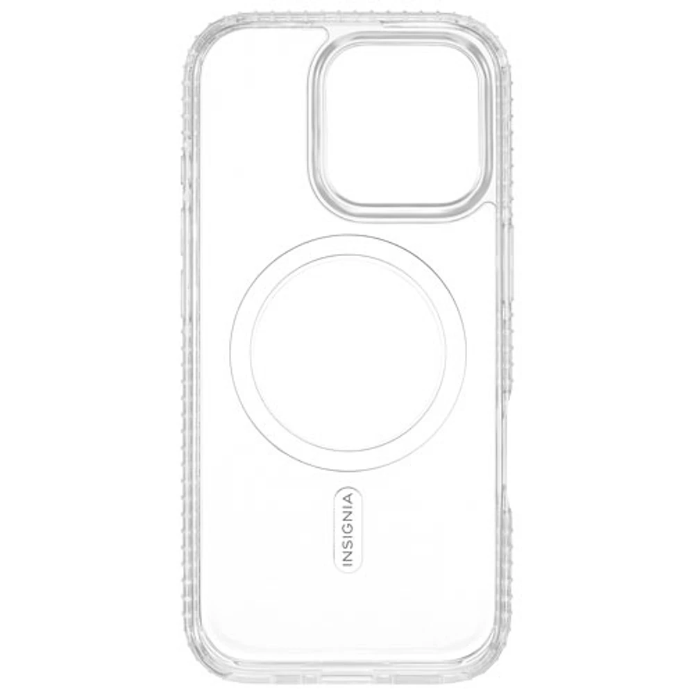 Étui rigide ajusté d'Insignia pour iPhone 16 Pro - Transparent - Exclusivité de Best Buy