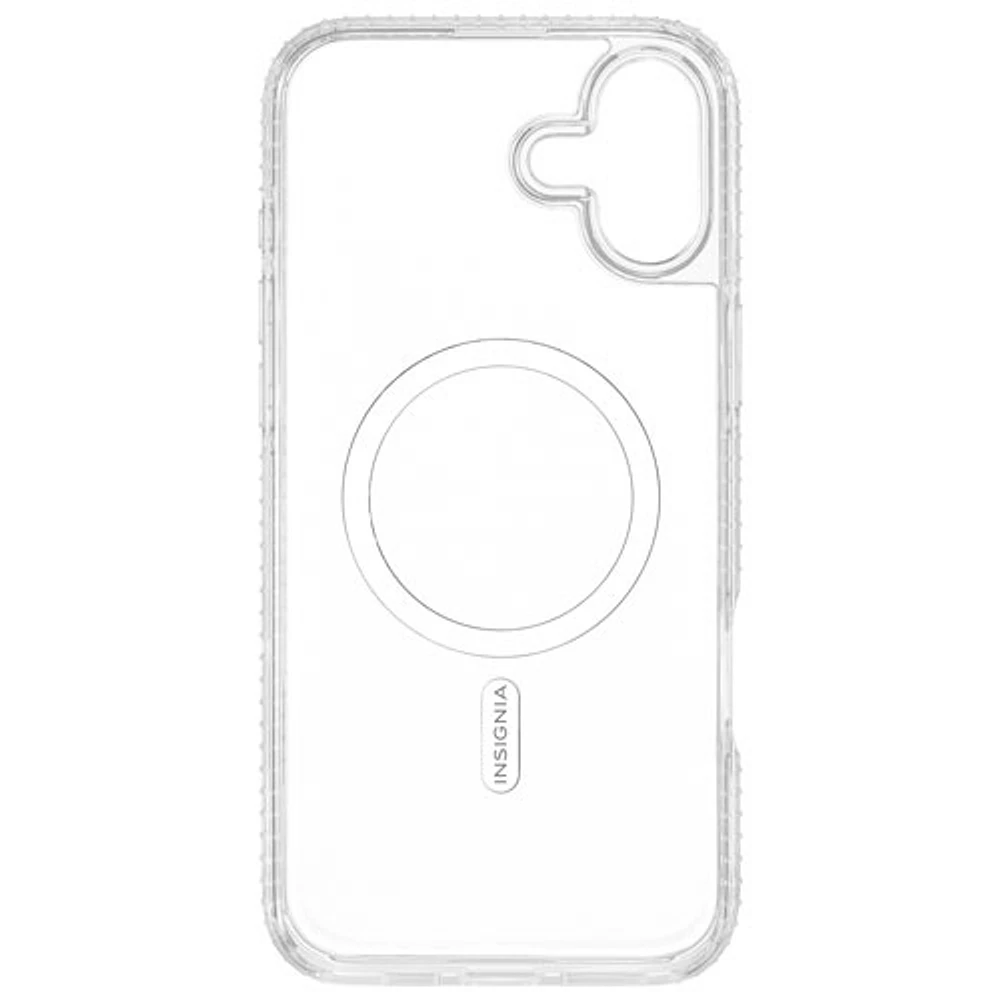 Étui rigide ajusté d'Insignia pour iPhone 16 Plus - Transparent - Exclusivité de Best Buy