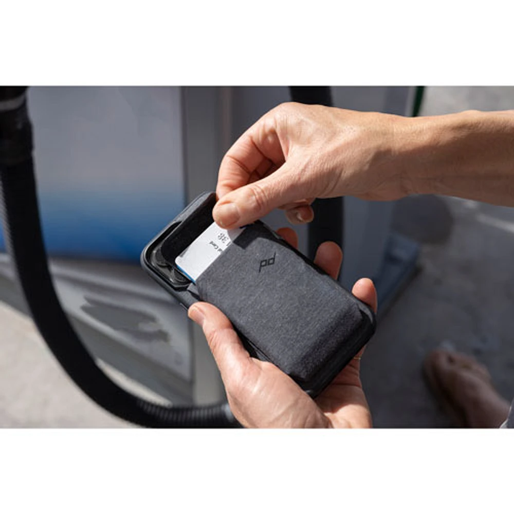 Peak Design Magenetic Slim Wallet Case for iPhone - Charcoal