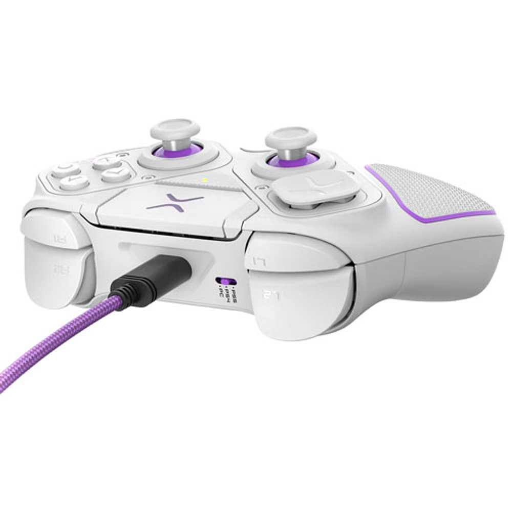 PDP Victrix Pro BFG Wireless Gaming Controller for PS5 / PS4 / PC - White