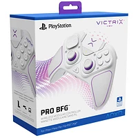 PDP Victrix Pro BFG Wireless Gaming Controller for PS5 / PS4 / PC - White