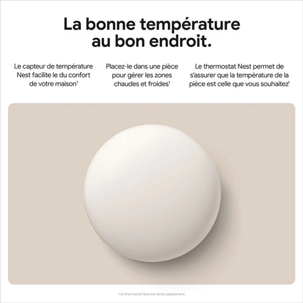 Google Nest Temperature Sensor (2nd Generation