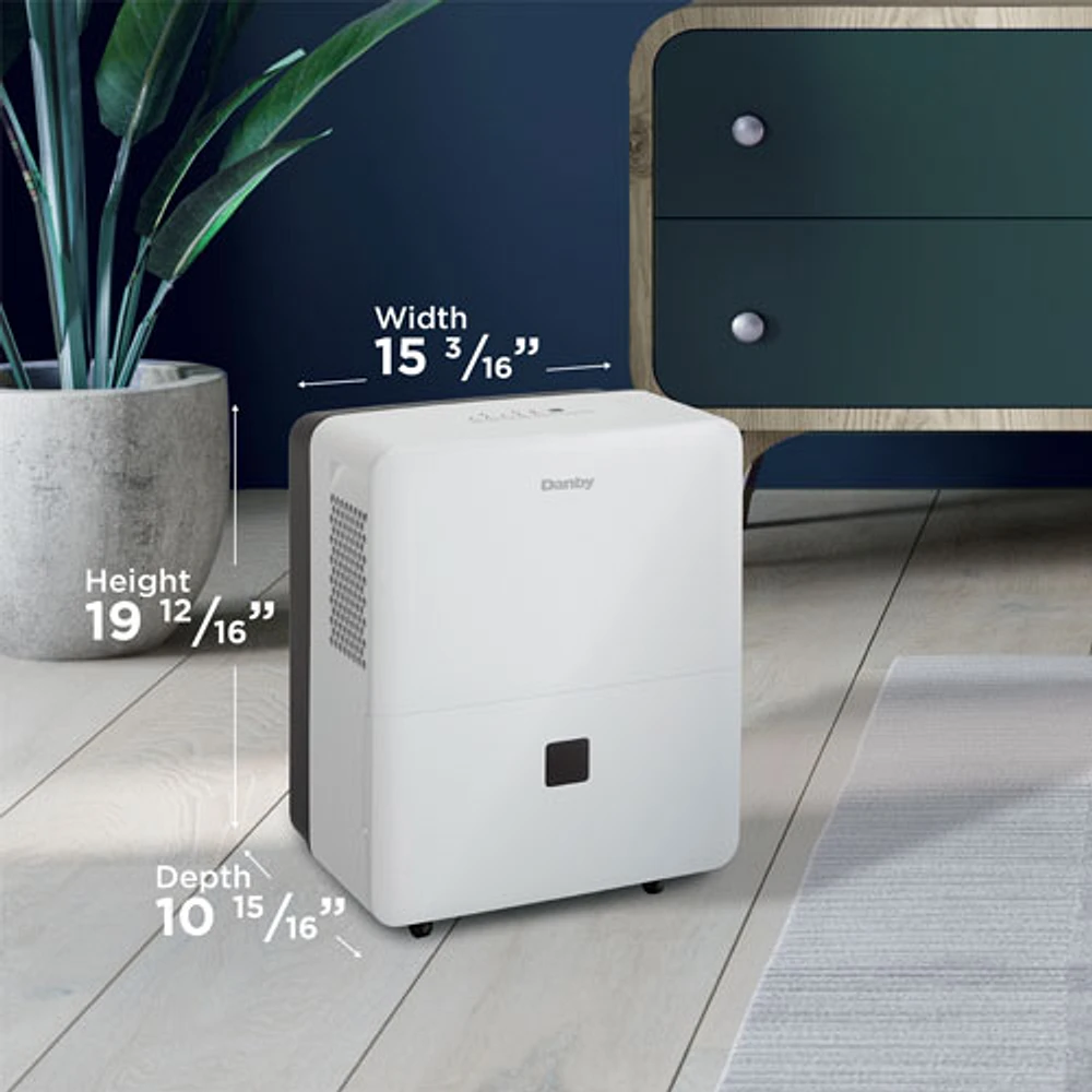 Danby Dehumidifier with Smart Dehumidify - -Pint