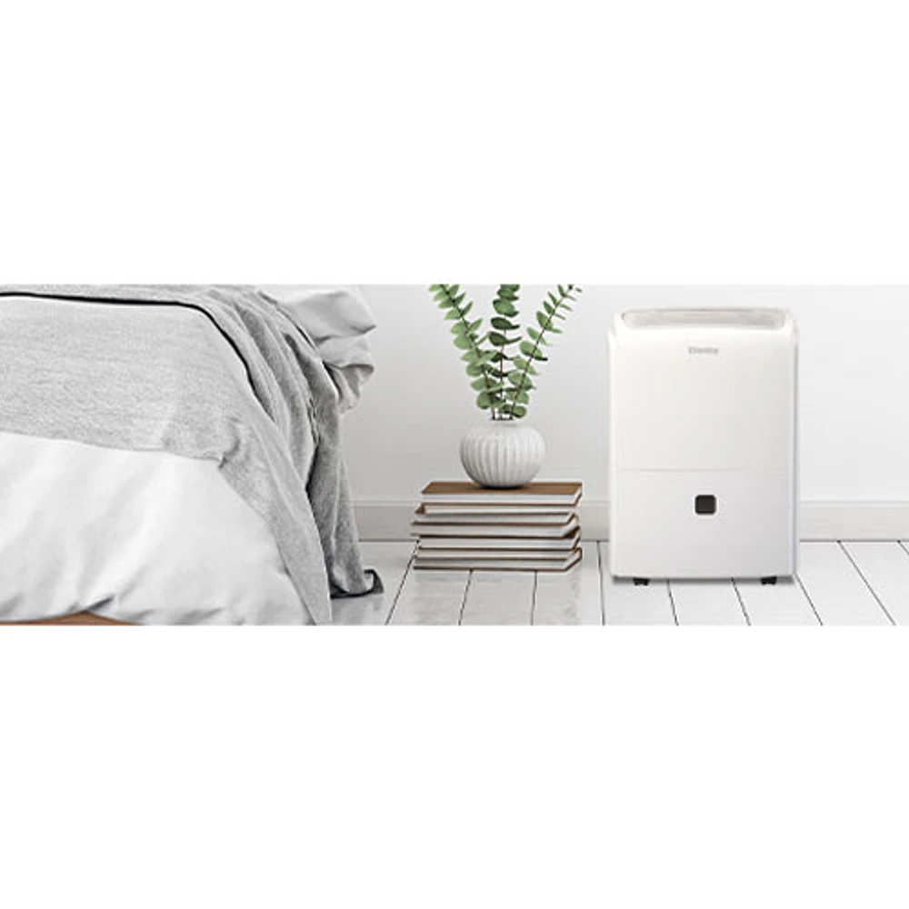 Danby Dehumidifier with Smart Dehumidify - 40-Pint - White