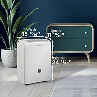 Danby Dehumidifier with Smart Dehumidify - 40-Pint - White