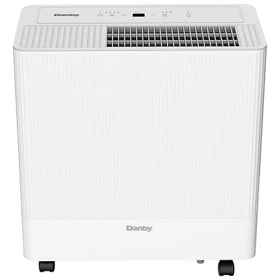 Danby Dehumidifier with Smart Dehumidify & Wi-Fi - 50-Pint - White