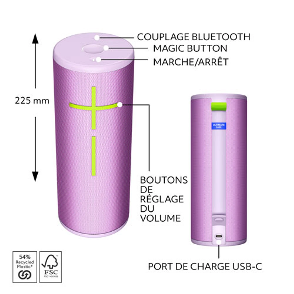 Ultimate Ears MEGABOOM 4 Waterproof Bluetooth Wireless Speaker