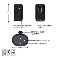 Ultimate Ears EVERBOOM Waterproof Bluetooth Wireless Speaker - Black
