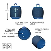 Ultimate Ears WONDERBOOM 4 Waterproof Bluetooth Wireless Speaker - Cobalt Blue