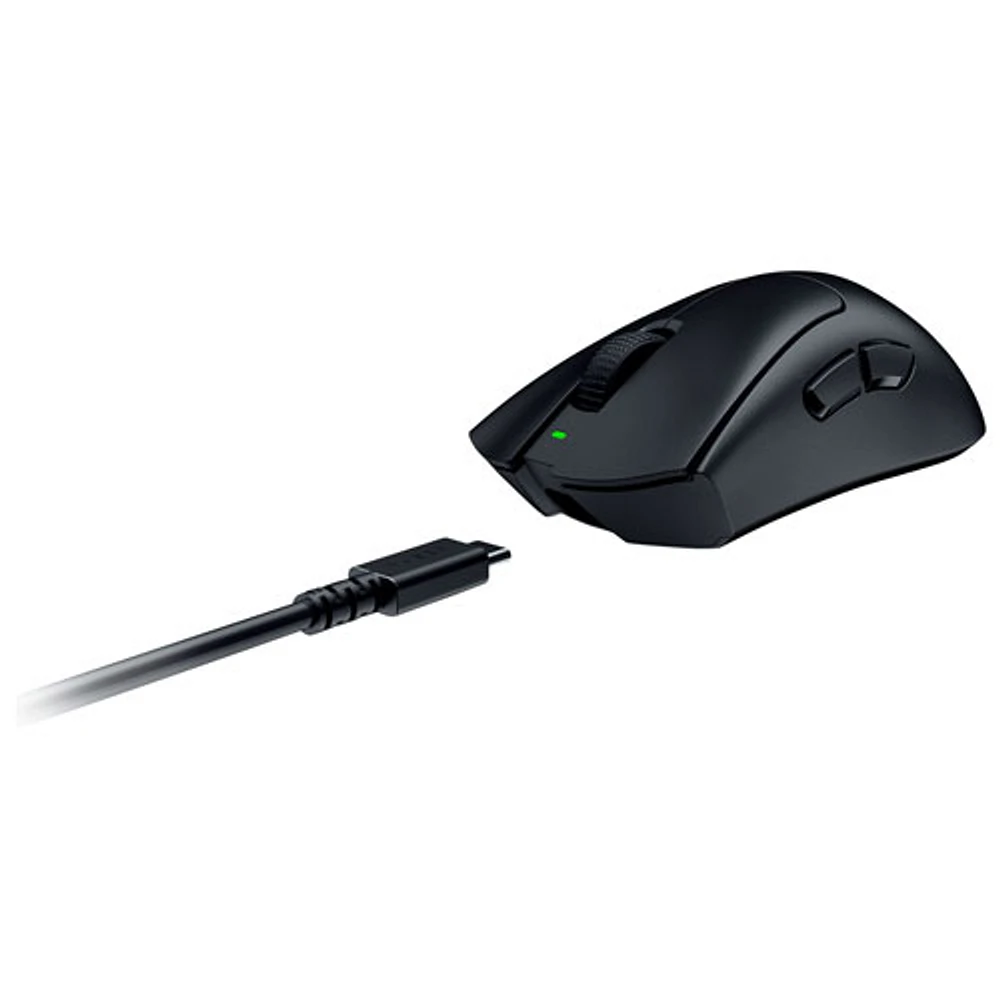 Razer DeathAdder V3 HyperSpeed 26000 DPI Wireless Optical Gaming Mouse - Black