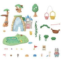 Calico Critters Secret Forest Falls Playset