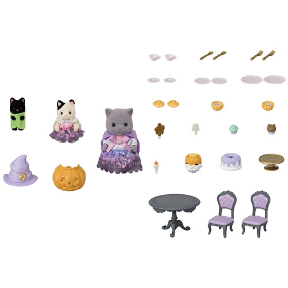 Calico Critters Halloween Party Surpise Party Playset