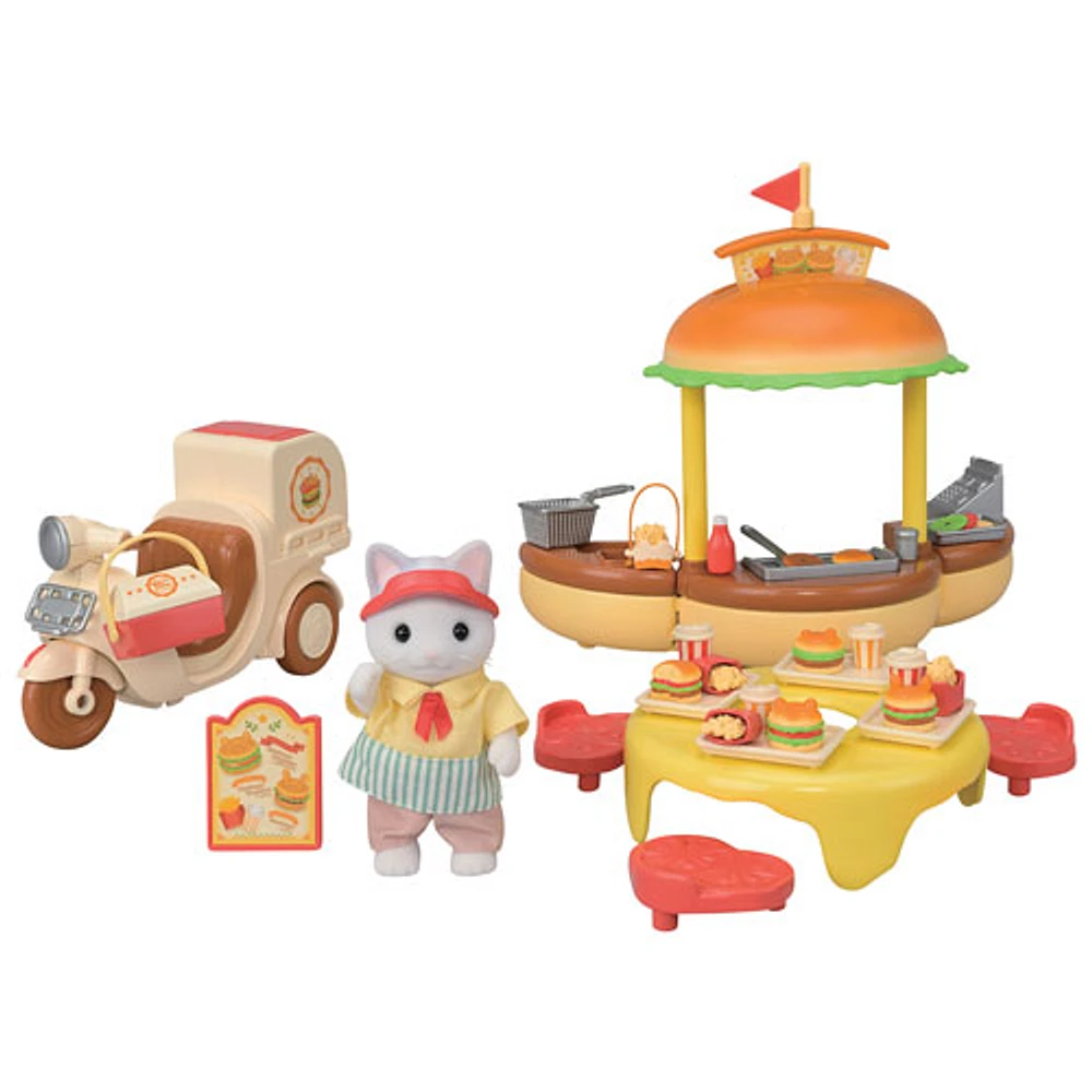 Calico Critters Hamburger Stand Playset