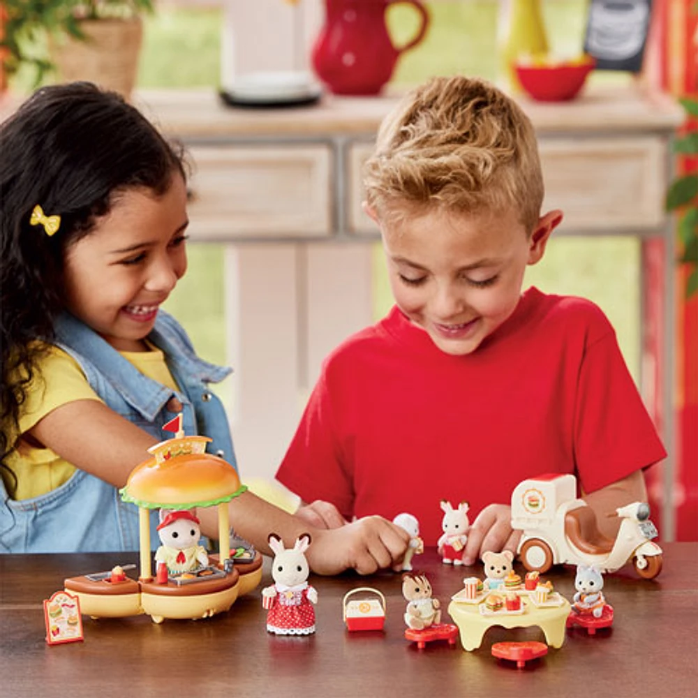 Calico Critters Hamburger Stand Playset