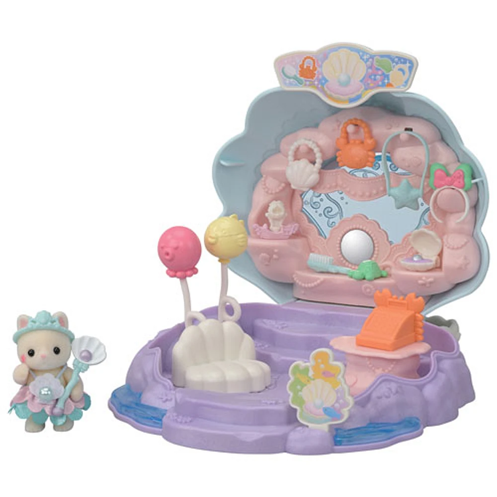 Calico Critters Baby Mermaid Shop Playset