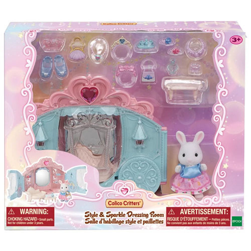 Calico Critters Style & Sparkle Dressing Room Playset