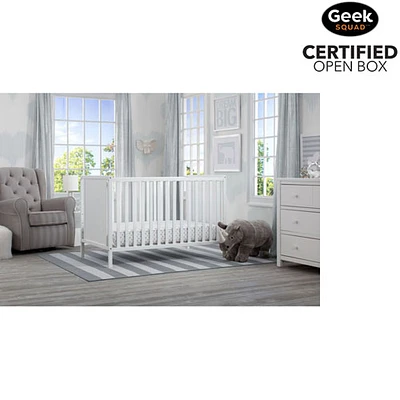 Open Box - Delta Children Kendrick 4-in-1 Convertible Crib - Bianca White