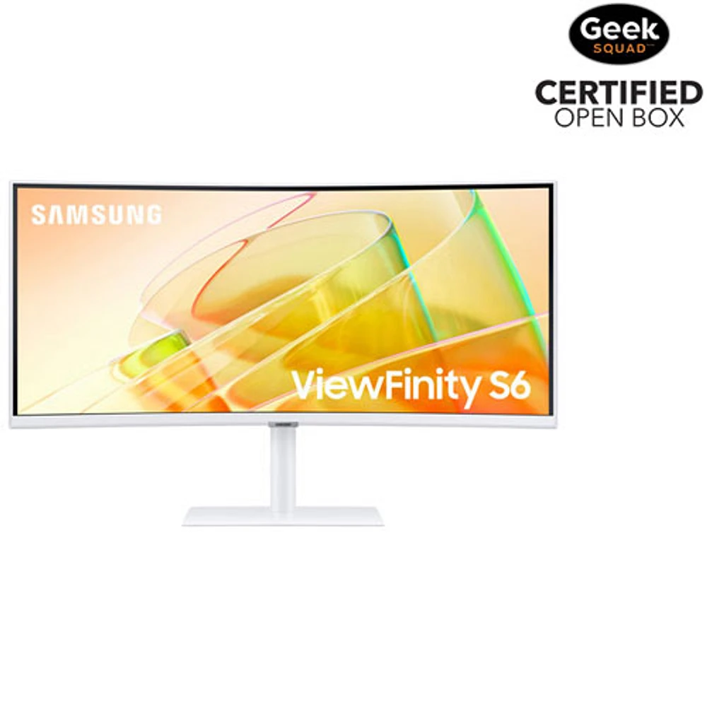 Open Box - Samsung 34" WQHD 100Hz 5ms GTG Curved VA LED FreeSync Monitor (LS34C650TANXGO)