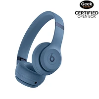 Open Box - Beats By Dr. Dre Solo 4 On-Ear Sound Isolating Bluetooth Headphones - Slate Blue