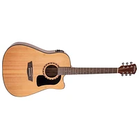 Washburn Apprentice Dreadnought Acoustic Guitar Pack - Natural