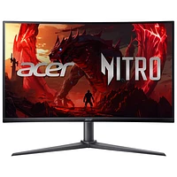 Moniteur FreeSync DEL AV incurvé QHD GàG 1 ms 180 Hz de 31,5 po Nitro d'Acer (XZ320QU) - Exclusivité Best Buy