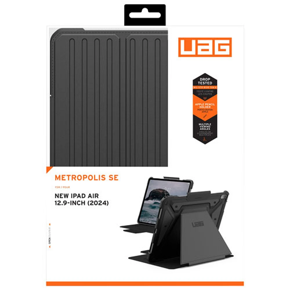 UAG Metropolis SE Rugged Folio Case for iPad Air 13" (2024) - Black