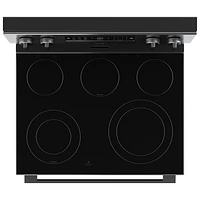 Hisense 30" 5.8 Cu. Ft. True Convection Freestanding Electric Air Fry Range (HBe3502CAS) - Stainless