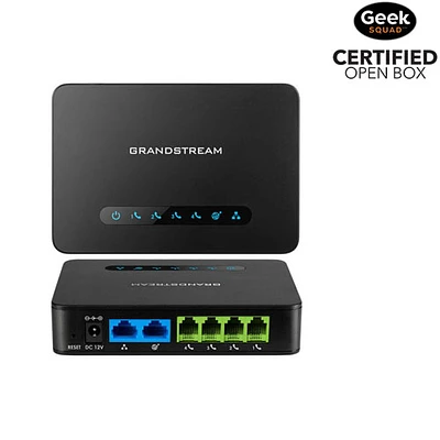 Open Box - Grandstream Powerful 4 Port FXS Gateway With Gigabit NAT Router HT814