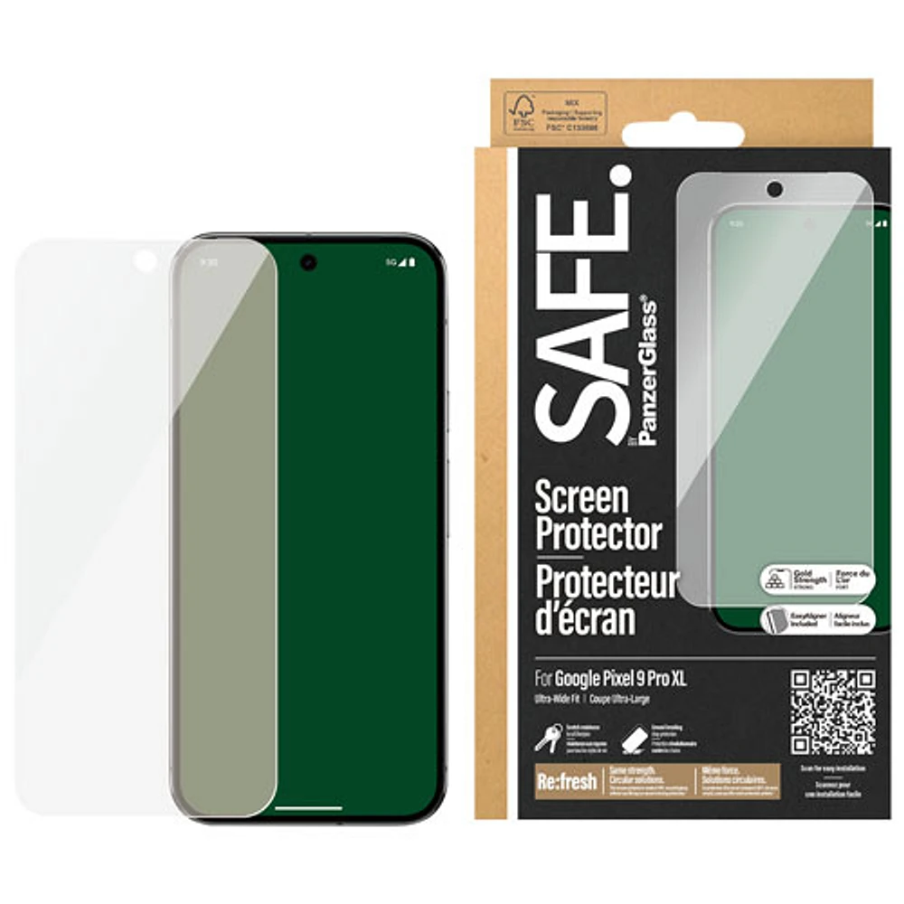 PanzerGlass SAFE Glass Screen Protector for Pixel 9 XL