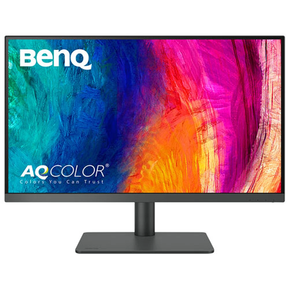 Moniteur de jeu FreeSync ACL IPS UHD 4K 60 Hz de 27 po de BenQ avec temps de réponse de 5 ms (PD2706U) - Gris métallique