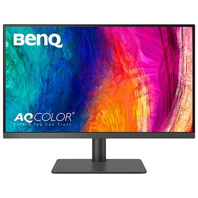 Moniteur de jeu FreeSync ACL IPS UHD 4K 60 Hz de 27 po de BenQ avec temps de réponse de 5 ms (PD2706U) - Gris métallique