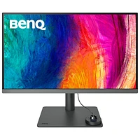 Moniteur de jeu FreeSync ACL IPS UHD 4K 60 Hz de 27 po de BenQ avec temps de réponse de 5 ms (PD2706U) - Gris métallique