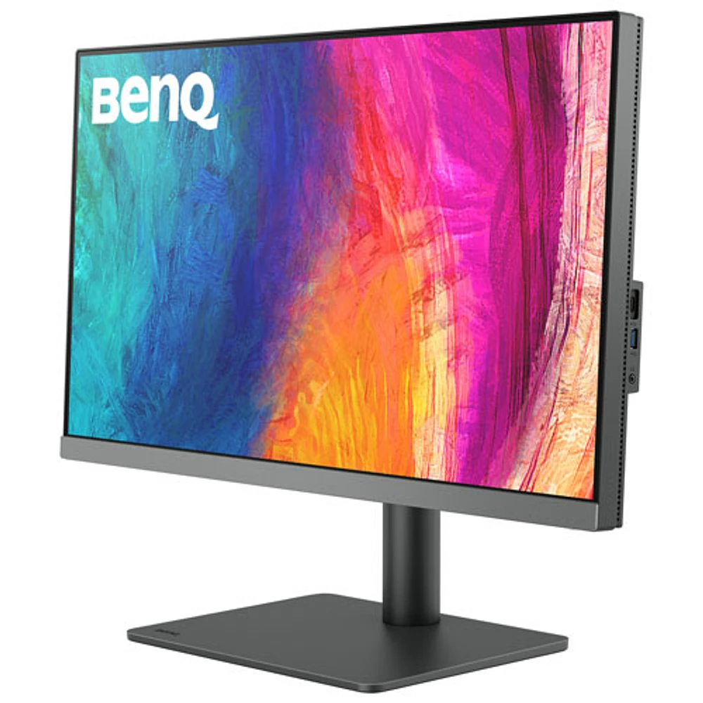 Moniteur de jeu FreeSync ACL IPS UHD 4K 60 Hz de 27 po de BenQ avec temps de réponse de 5 ms (PD2706U) - Gris métallique