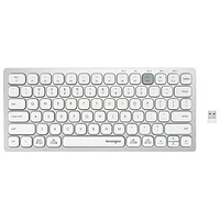 Kensington Dual Wireless Bluetooth Compact Keyboard - Silver - English