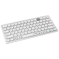 Kensington Dual Wireless Bluetooth Compact Keyboard - Silver - English