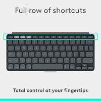 Clavier Keys-To-Go 2 de Logitech pour iPad/iPhone/Mac - Graphite - Anglais