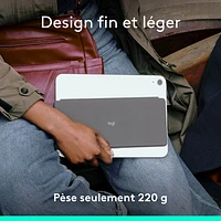 Clavier Keys-To-Go 2 de Logitech pour iPad/iPhone/Mac - Graphite - Anglais