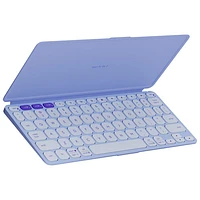 Clavier universel Keys-To-Go 2 de Logitech avec couverture - Lilas - Anglais