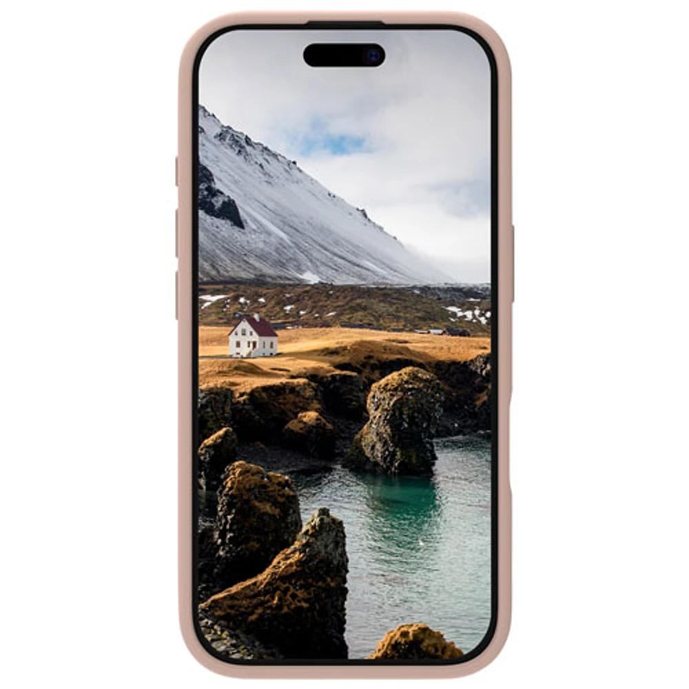 Dbramante1928 Monaco Fitted Hard Shell Case with MagSafe for iPhone 16 - Pink