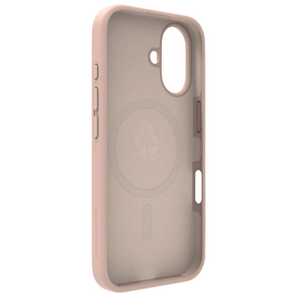Dbramante1928 Monaco Fitted Hard Shell Case with MagSafe for iPhone 16 - Pink