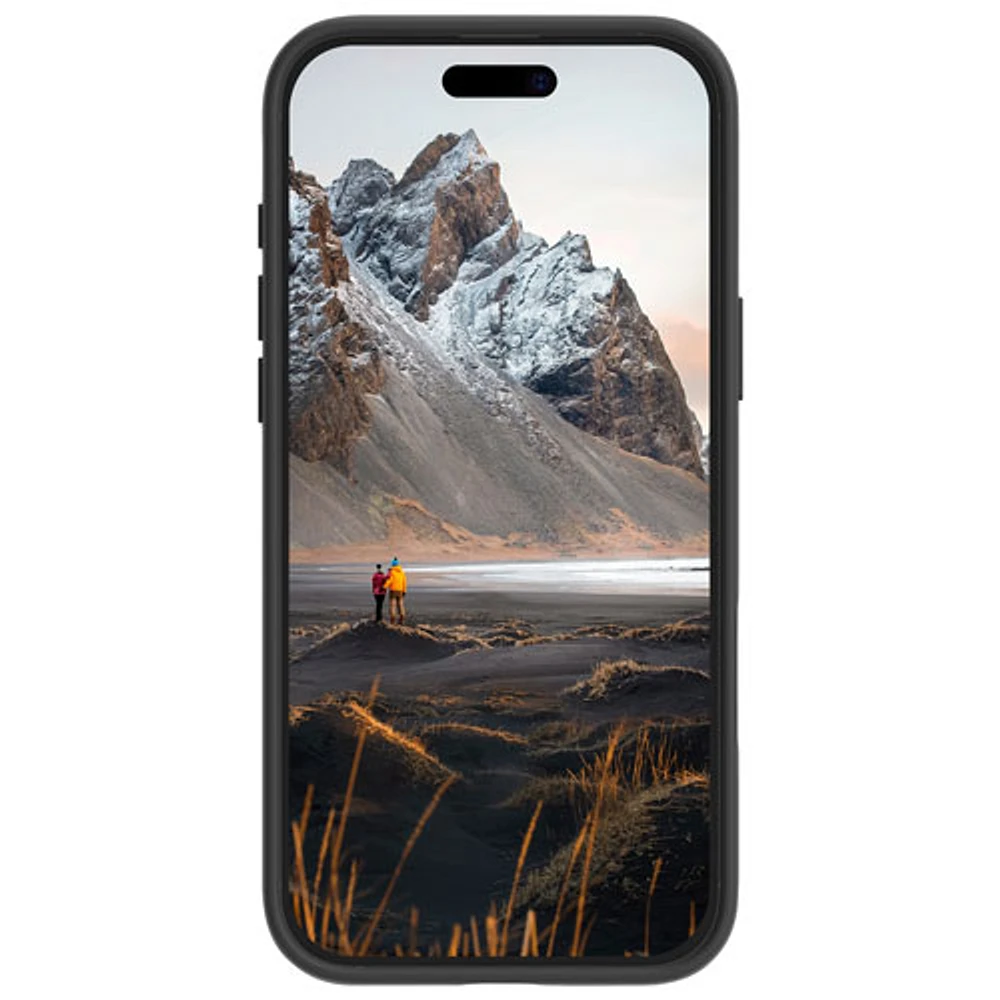 Dbramante1928 Iceland Ultra D3O Kickstand Fitted Hard Shell Case with MagSafe for iPhone 16 Pro Max - Black