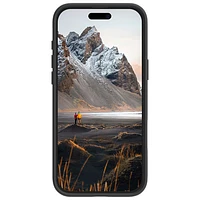 Dbramante1928 Iceland Ultra D3O Kickstand Fitted Hard Shell Case with MagSafe for iPhone 16 Pro Max - Black