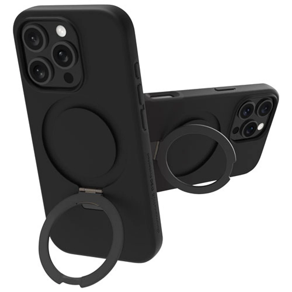 Dbramante1928 Iceland Ultra D3O Kickstand Fitted Hard Shell Case with MagSafe for iPhone 16 Pro Max - Black