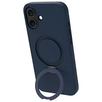 Dbramante1928 Iceland Ultra D3O Kickstand Fitted Hard Shell Case with MagSafe for iPhone 16 - Blue