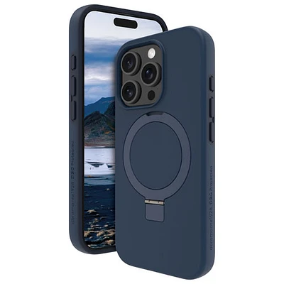 Étui rigide ajusté Iceland Ultra D3O Kickstand de Dbramante1928 avec MagSafe pour iPhone 16 Pro - Bleu