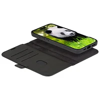 Dbramante1928 Lynge 2-in-1 Wallet Case with MagSafe for iPhone 16 - Black