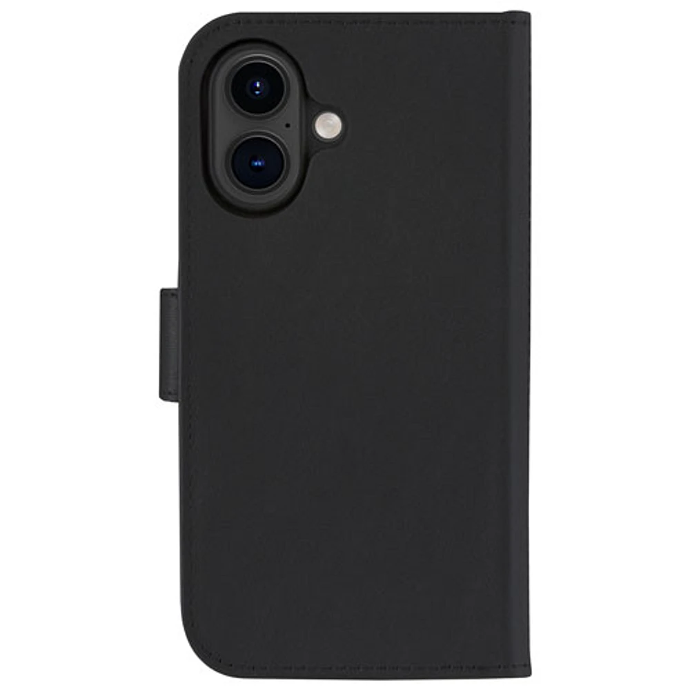 Dbramante1928 Lynge 2-in-1 Wallet Case with MagSafe for iPhone 16 - Black