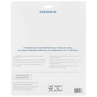 Tapis de souris à repose-poignet d'Insignia (NS-MFMP2BK-C) - Noir- Exclusivité de Best Buy